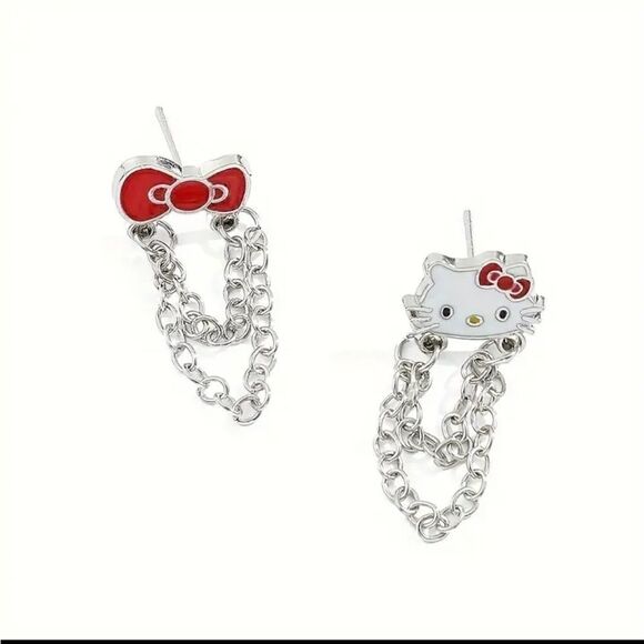 Hello Kitty Dangle Earrings - Picture 3 of 5